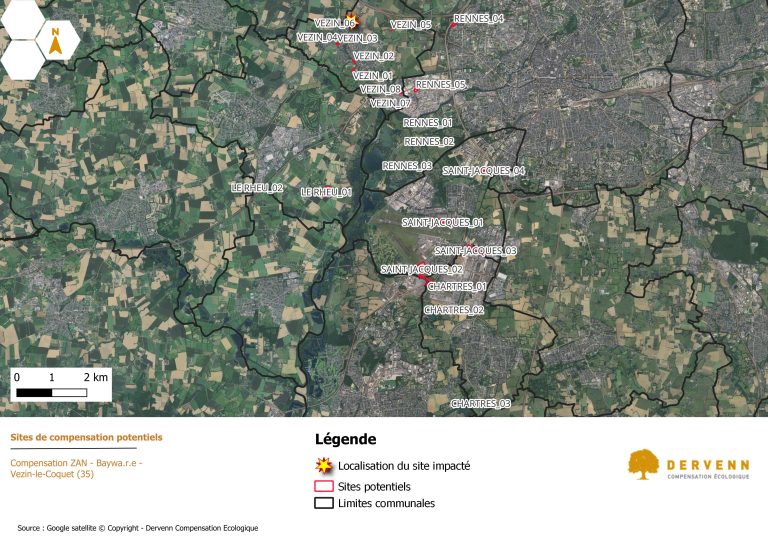 Identification de sites compensatoires - Loi ZAN